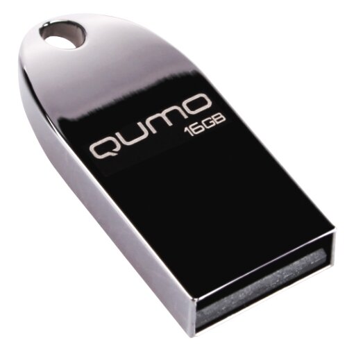 Флешка Qumo Cosmos silver 16 Гб usb 2.0 Flash Drive - металлический корпус серебристая