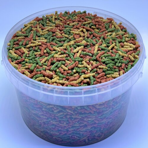 Корм для прудовых рыб 2.2 л / 500 гр - Prodac Pond Sticks Color плавающие палочки для карпа кои