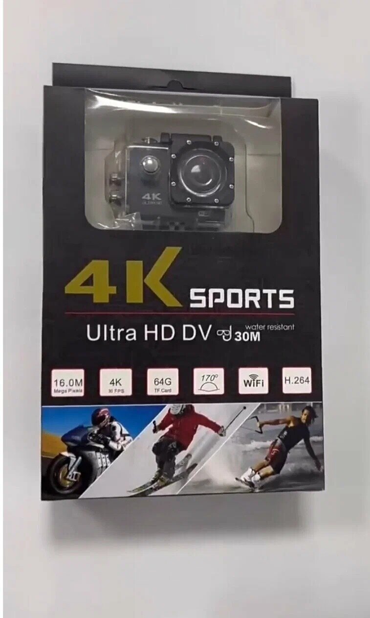 Экшн камера Sports HD DV 4K Ultra HD c Wi-Fi