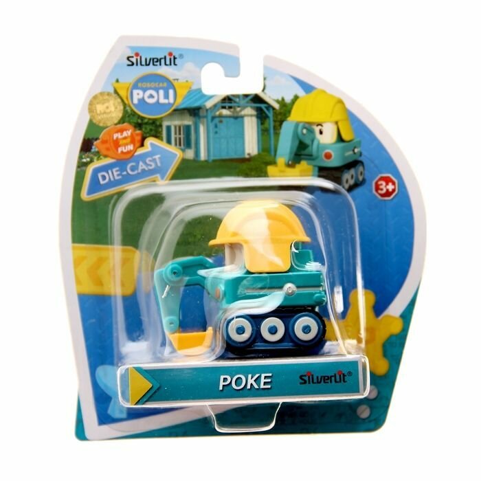 Silverlit Robocar Poli Металлическая машинка Пок 6 см, 83177