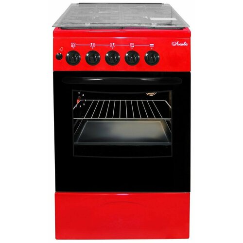 Газовая плита Лысьва ГП 400 МС-2у вишневая со стеклянной крышкой 3731300₽