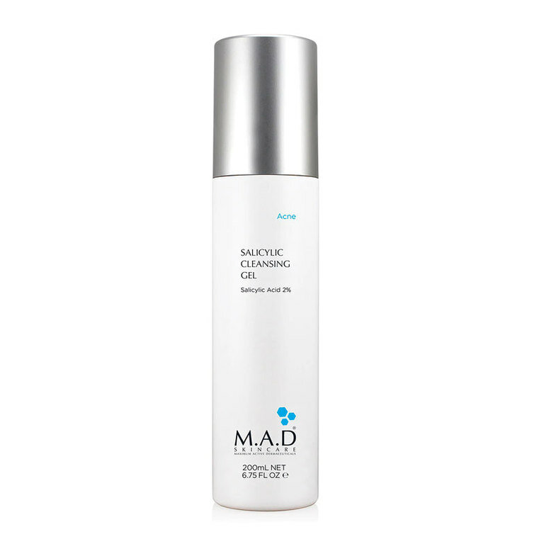 Очищающий гель с 2% салициловой кислотой 200 мл M.A.D SKINCARE Salicylic Cleansing Gel/200 мл