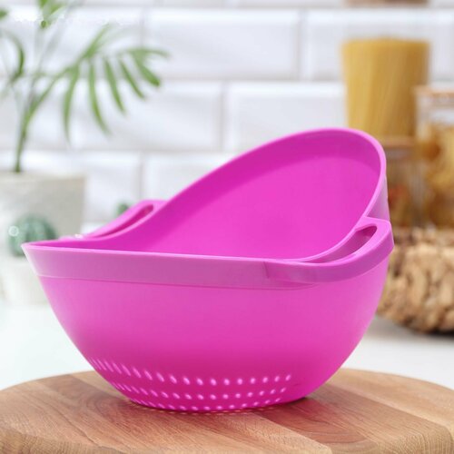 Дуршлаг кухонный Сердце d20 см с ручками 378₽