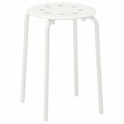 MARIUS Табурет IKEA, белый, 45 см (40360929)