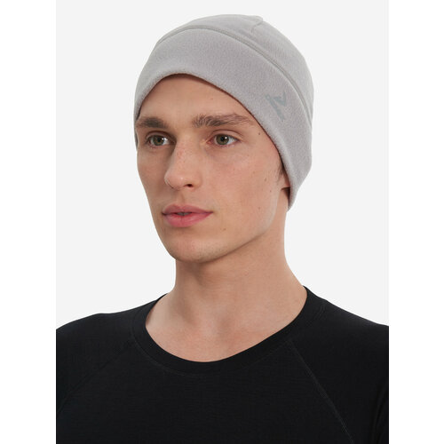 фото Шапка demix unisex short running fleece hat для мужчин и женщин, размер one size, темно-серый