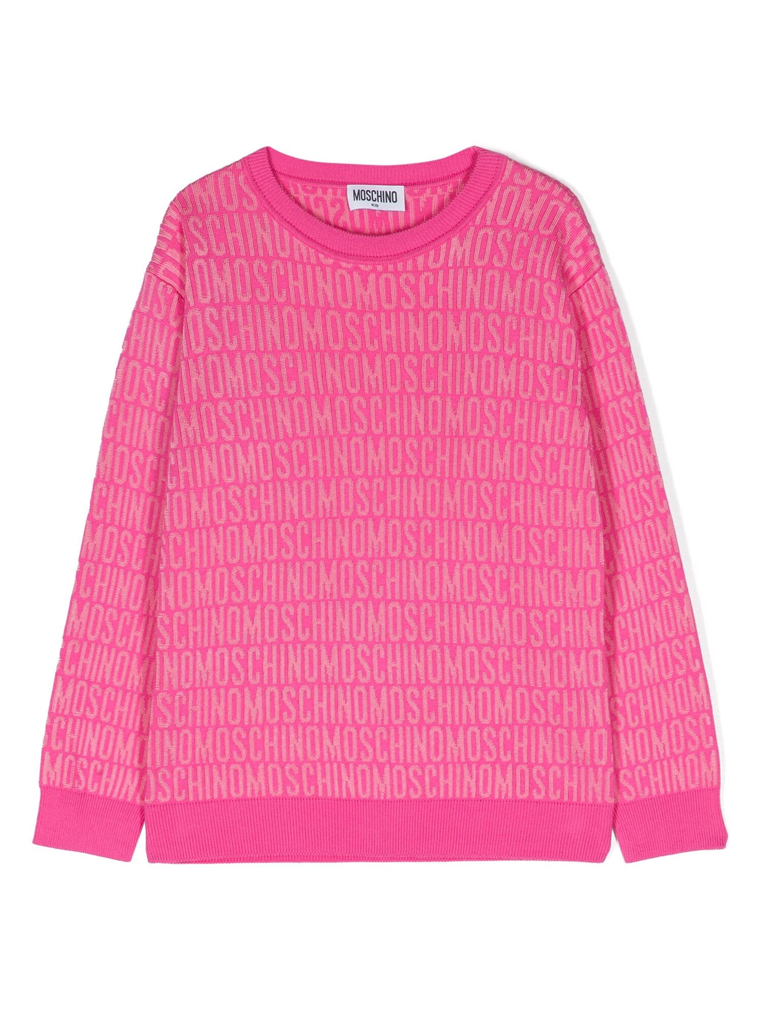 Джемпер MOSCHINO, размер 10 лет, розовый