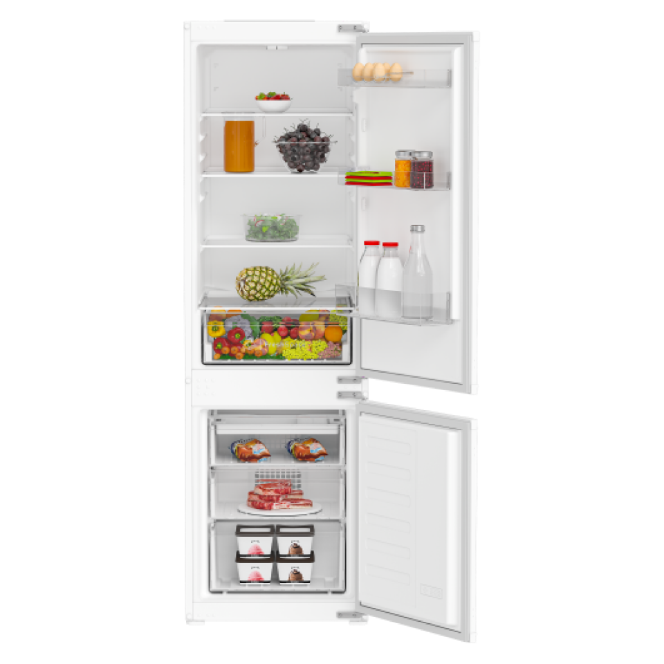 Встраиваемый холодильник Indesit IBH 18, двухкамерный, белый