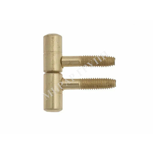 Петля дверная ввертная LaFlorida 150 14 одноштырьковая без пешки 38кг полированная латунь 743₽