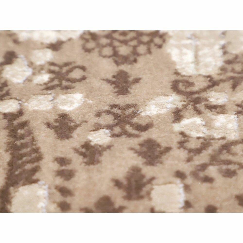 Ковер Kaplanser Shine 9157A Beige-Fallox Овал (0.8x1.5 м) джут