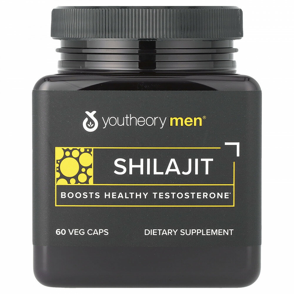 Youtheory, Men®, мумиё, 60 растительных капсул (250 мг в 1 капсуле)