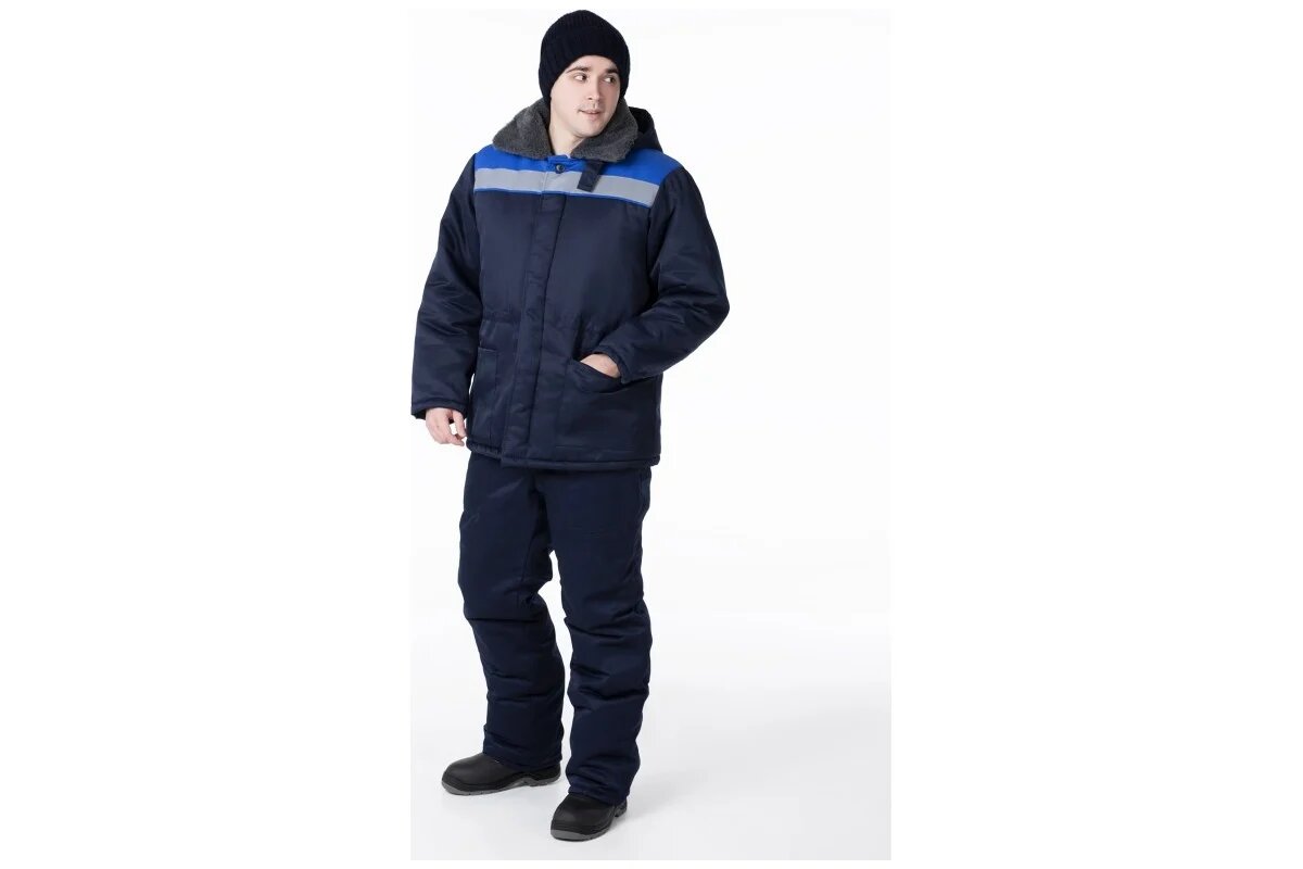 MILL Куртка -бригадир зимняя с меховым воротником и утепленным капюшоном р-р 56-58/182-188 4627114639801