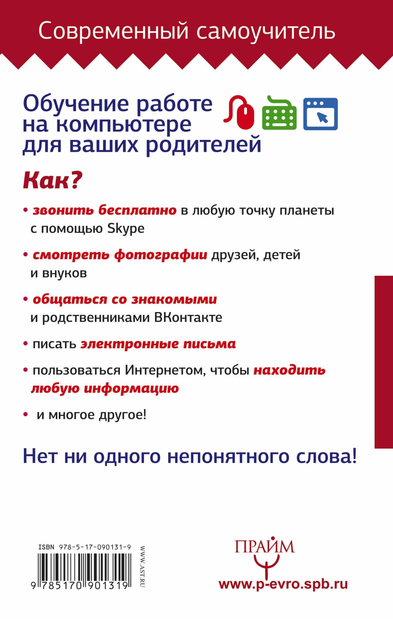 Компьютер. Для моих любимых родителей! Все по полочкам, ни одного сложного слова, много иллюстраций и крупный шрифт - фото №4