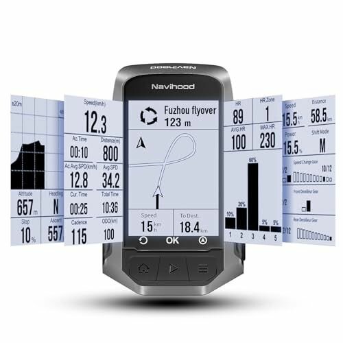 Велокомпьютер, Велосипедный GPS, совместимый с датчиками ANT+/Core/электронным переключателем Navihood L1
