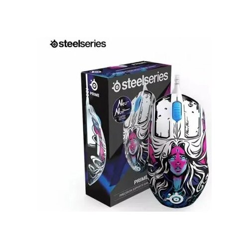 SteelSeries Игровая мышь беспроводная Prime, коричнево-красный