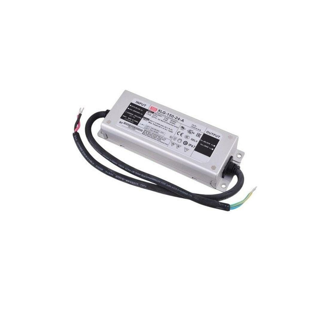 LED-драйвер 150 Вт (24 В / 3.2-6.25 А) Mean Well XLG-150-24-A, металлический корпус, защита IP67