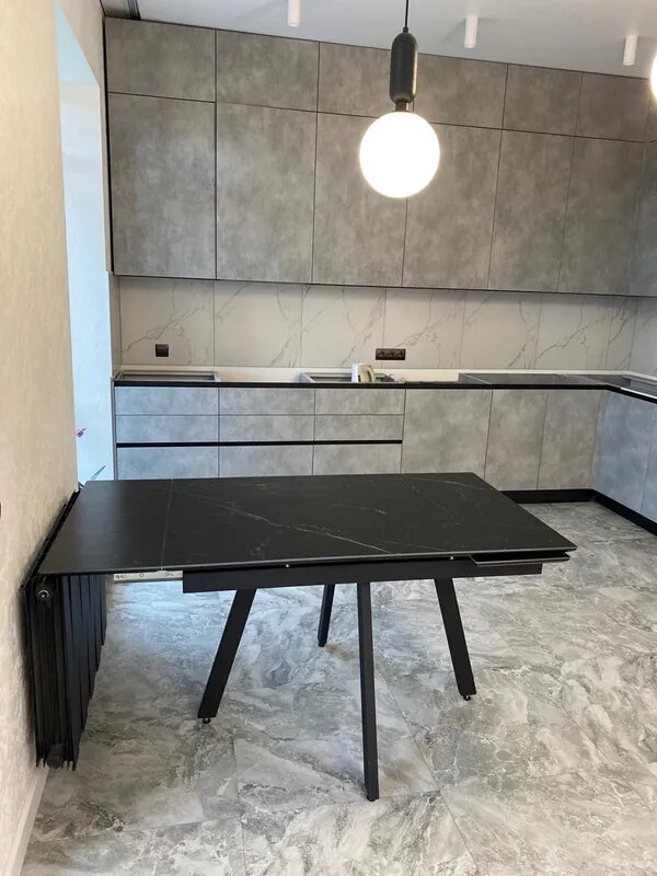 Стол обеденный RI-COM Алекс, ЛДСП/Керамогранит, раскладная конструкция