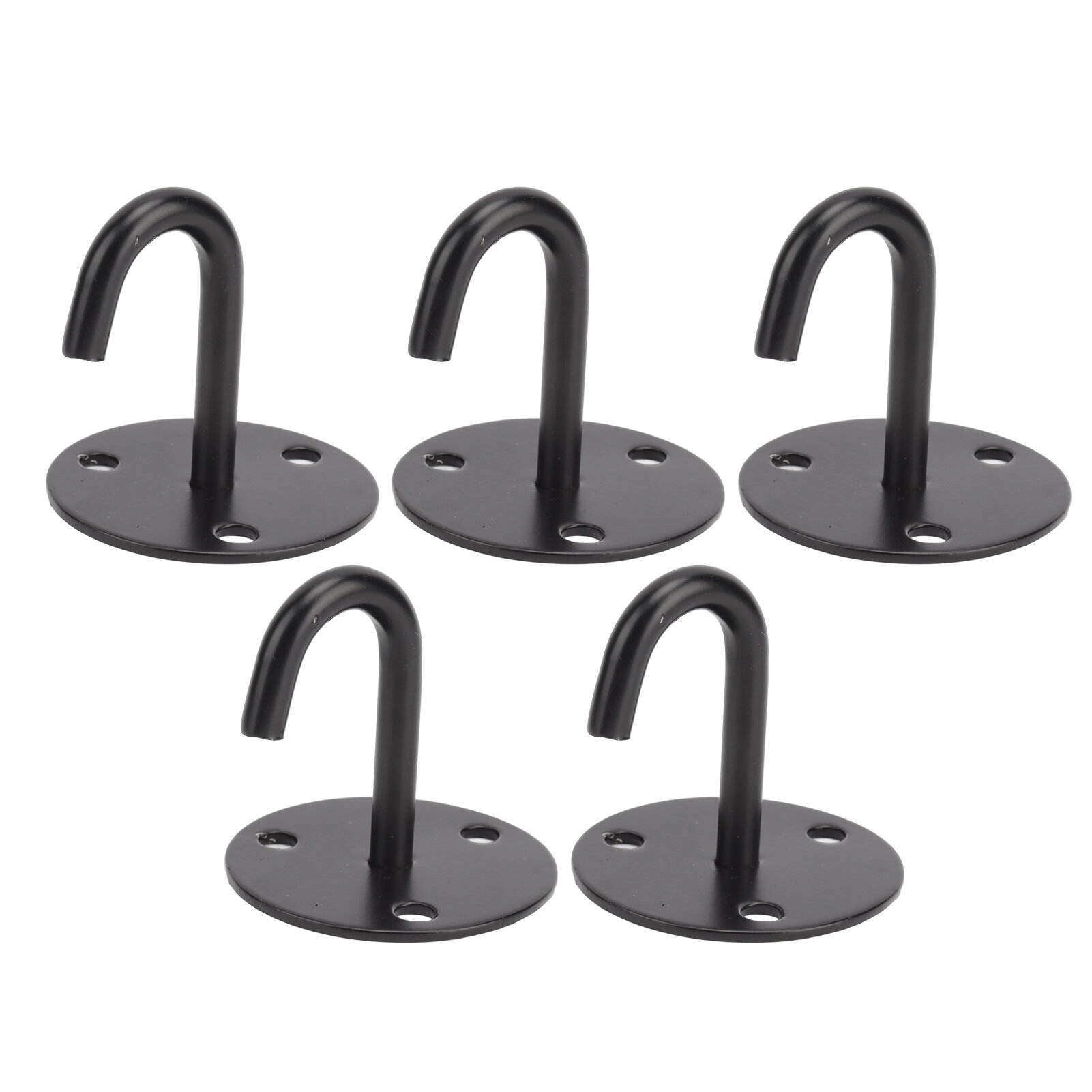 5 шт. прочных фиксированных проушин с проушиной утолщенных черного цвета из нержавеющей стали 304 J-образный потолочный кронштейн S