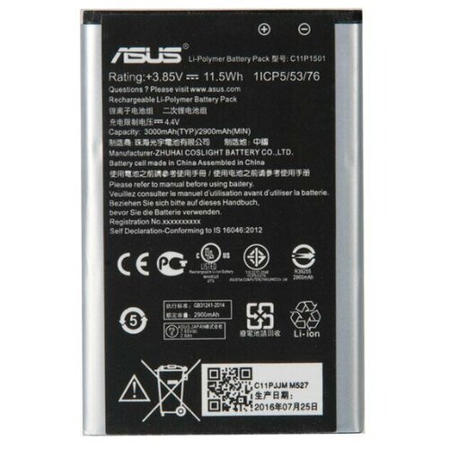 Аккумулятор RocknParts для Asus ZenFone 2 Laser ZE550KL C11P1501 446690 аккумулятор для asus zenfone 2 laser ze550kl c11p1501