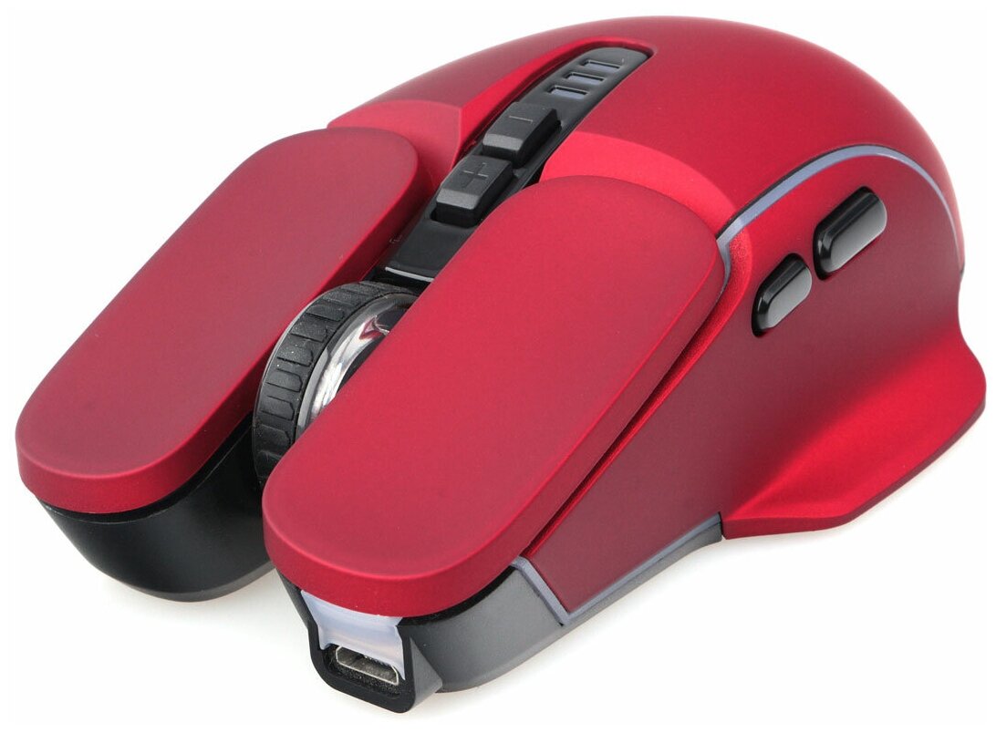 Мышь игровая Gembird MGW-510 беспроводная 2400 DPI 24 ГГц красная