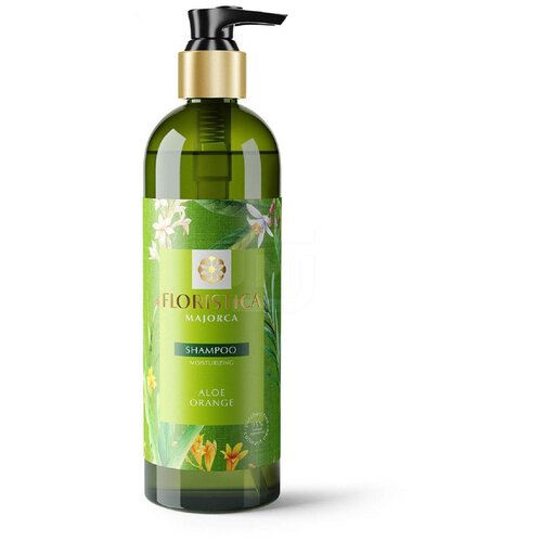 FLORISTICA Шампунь натуральный MAJORCA глубокое увлажнение для всех типов волос, 345мл