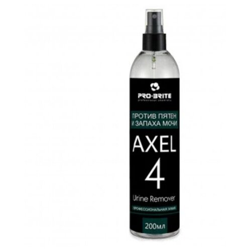 047-02 PRO-BRITE AXEL-4 Urine Remover Средство против пятен и запаха мочи, меток животных на текстиле и твердых поверхностях. Рн 3, 0.2л