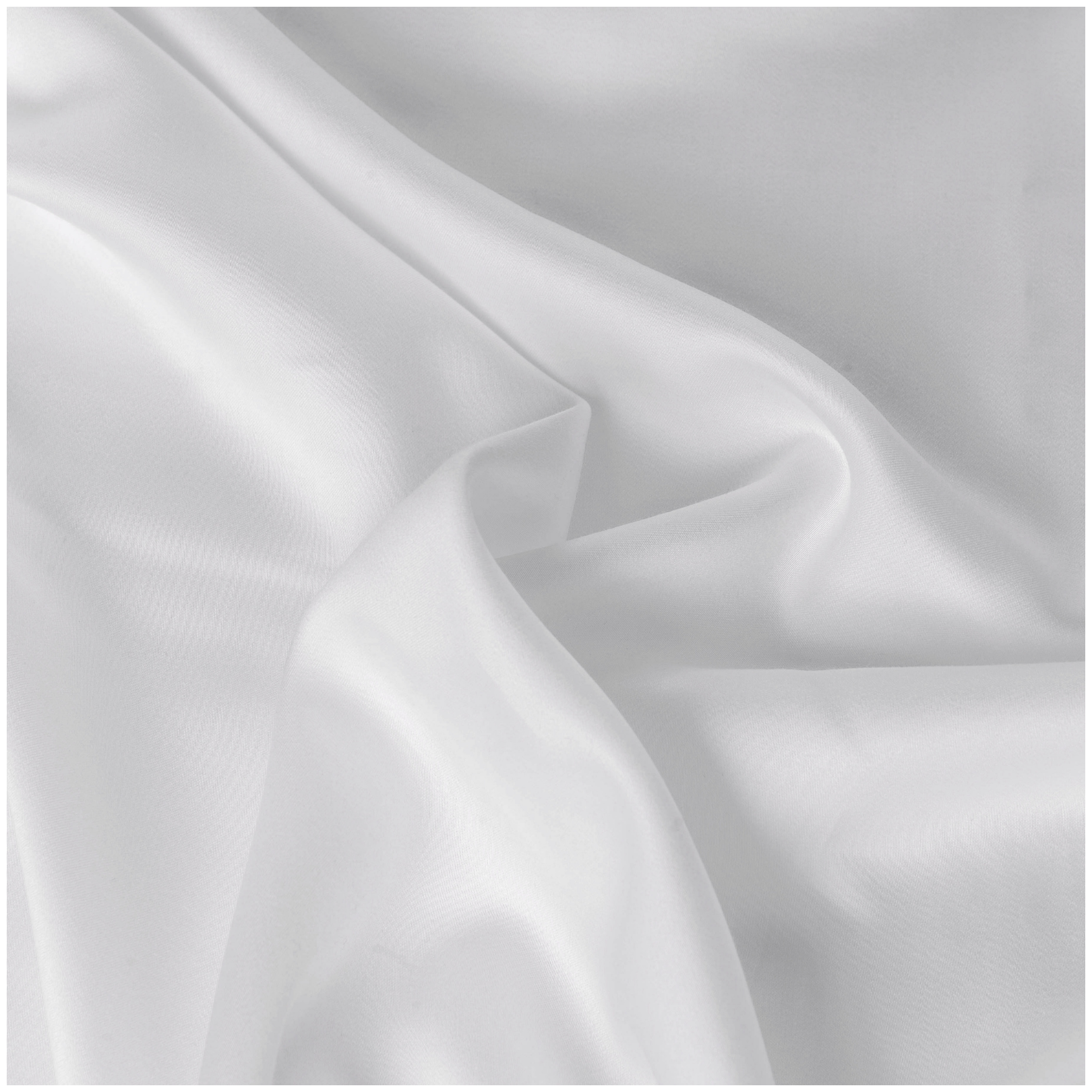 Постельное белье 1,5 спальное, Тенсель (Tencel), наволочки 50х70, Soft Box Charm Белый жемчуг - фотография № 13