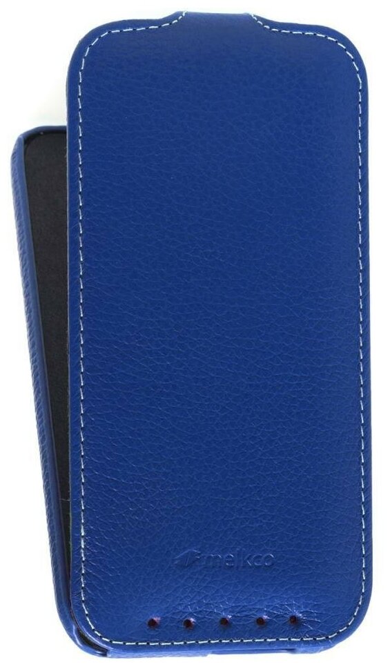 Кожаный чехол для HTC One 2 M8 Melkco Leather Case - Jacka Type (Dark Blue LC)