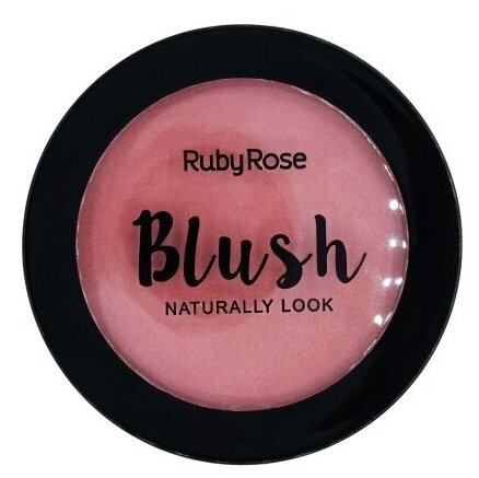 Ruby Rose / Румяна для лица с насыщенным пигментом Naturally look Blush HB-6113.B93