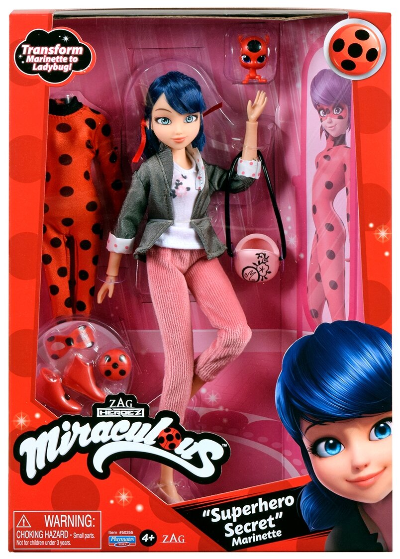 Леди Баг и Супер-кот Игровой набор Miraculous кукла Леди Пчела с аксессуарами - фото №14