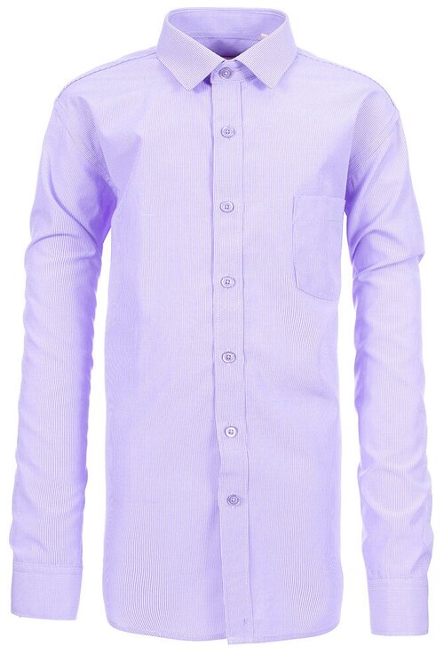 Школьная рубашка Imperator, размер 122-128, фиолетовый