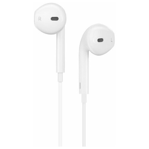 Наушники Hoco L7 проводные вкладыши микрофон Lightning 12 м белые 109200₽