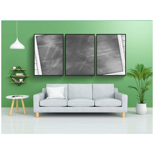 фото Набор модулных постеров для интерьера "школа, доска, пустой" 60x90 см. в тубусе, без рамки lotsprints