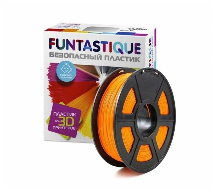 Пластик в катушке Funtastique (PETG1.75 мм1 кг)  пластик для 3д принтера  картридж  леска  для творчества