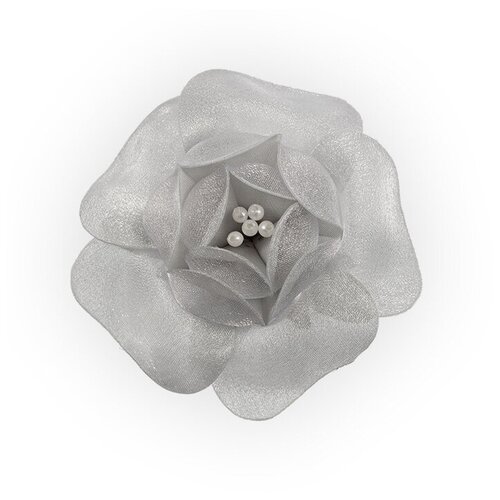 Декоративный цветок BLITZ 2 шт, №72, серый (39)