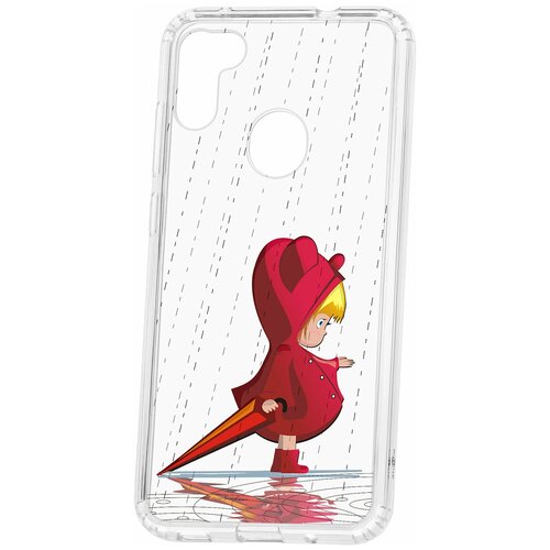 фото Чехол на samsung galaxy a11 / m11 kruche print девочка с зонтом / чехол для samsung / чехол с рисунком / чехол с принтом / чехол для самсунг / чехол для самсунг / бампер на гелакси / чехол накладка для гэлэкси / противоударная накладка для samsung galaxy / защита для galaxy / защита на samsung / cиликоновый чехол для samaung galaxy / пластиковый чехол на самсунг / защитный чехол для самсунг / чехольчик / защита телефона / ударопрочный чехол / галакси кruче