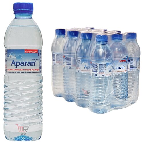Родниковая вода высшей категории "Апаран" негазированная 0,5л, 12шт.