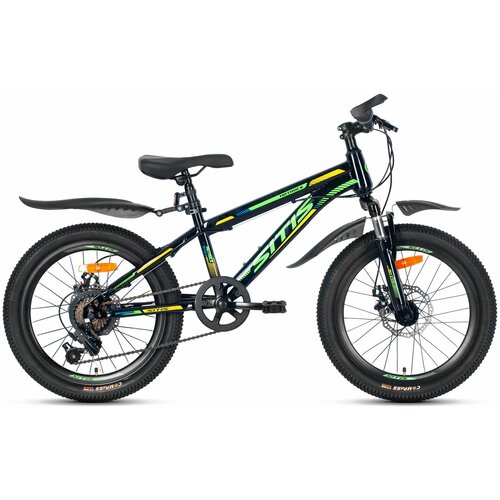 Велосипед SITIS HOTROCK 20 2022 черно-зеленый 1374400₽