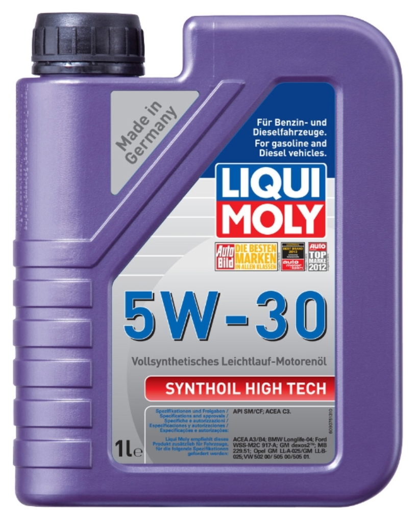 Синтетическое моторное масло LiquiMoly Synthoil High Tech 5W-30 1л(9075)