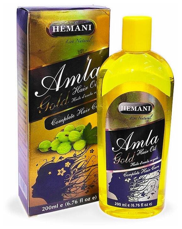 фото Масло для волос Амлы GOLDEN BOX HEMANI 200 мл