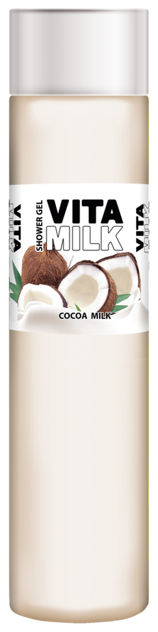 Гель для душа VITA&MILK кокос и молоко 350 мл