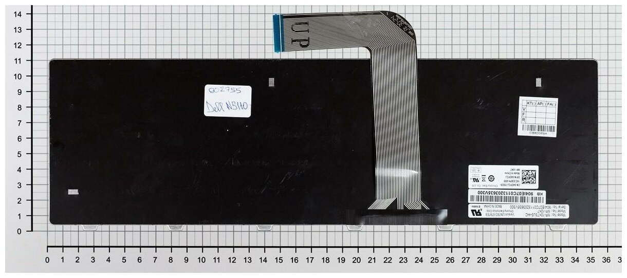 Клавиатура для ноутбука Dell MP-10K73SU-442 русская черная