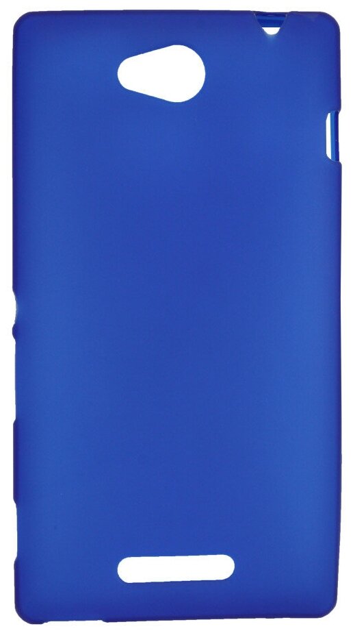 Накладка силиконовая для Sony Xperia С (C2305 / S39H) синяя