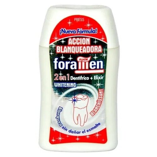 Foramen отбеливающий комплекс по уходу за полостью рта WHITENING 2в1, зубная паста+ополаскиватель