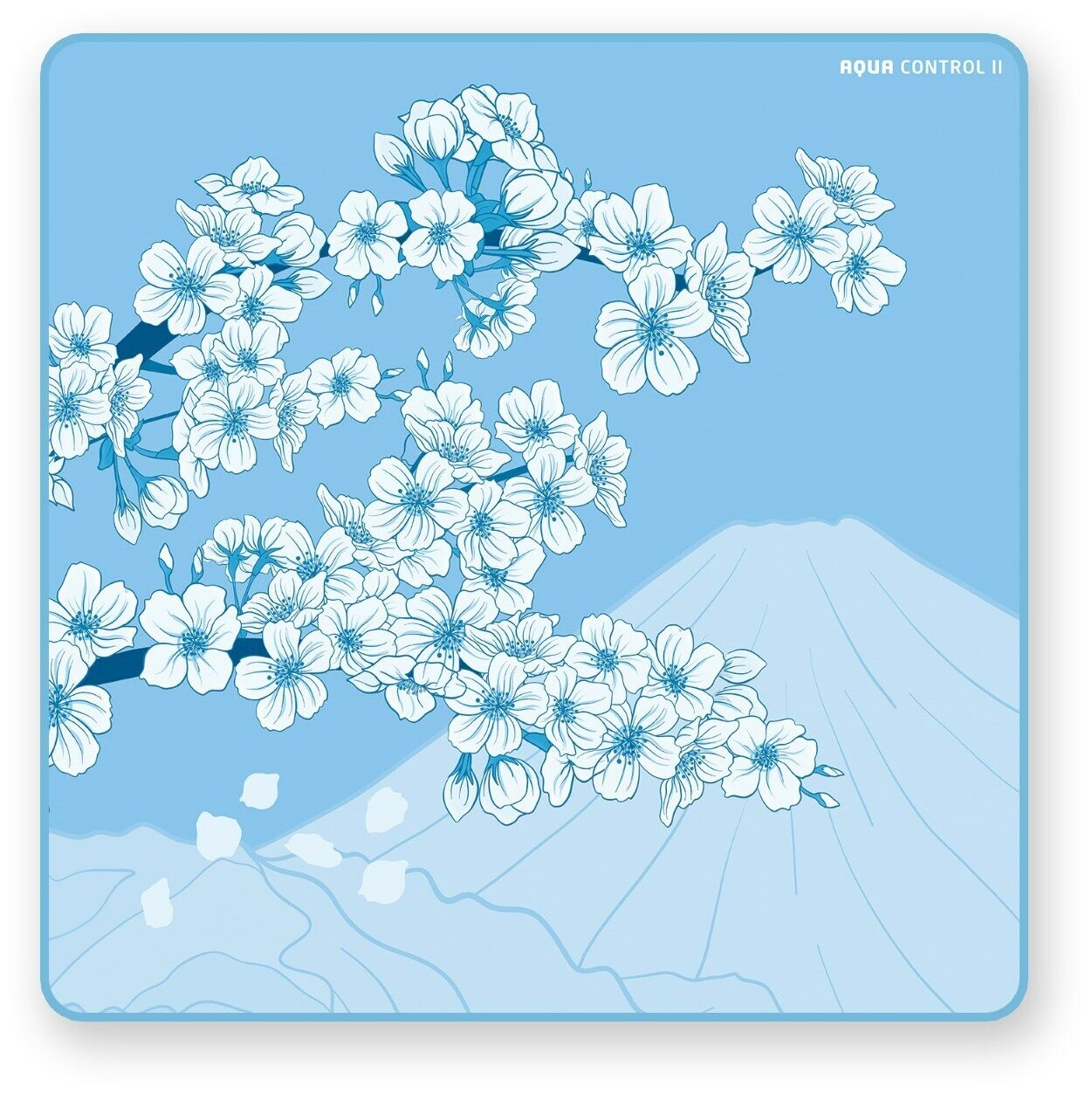 Коврик для мыши X-raypad Aqua Control II Sakura Blue XL Square (500x500x4мм)