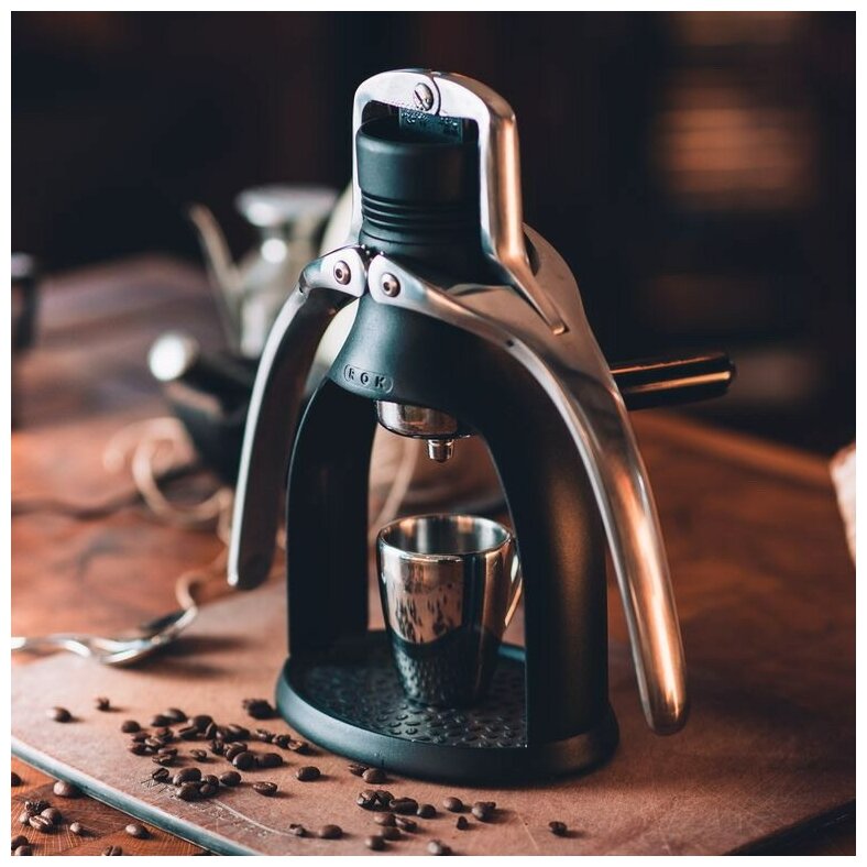 Ручная кофеварка ROK EspressoGC черная - фотография № 9