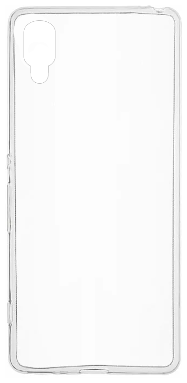 Чехол силиконовый для Sony Xperia L3, прозрачный