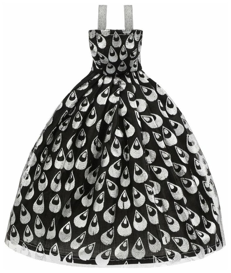 Платье черное бальное для куклы 29 см 200325129