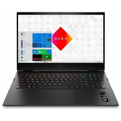 Ноутбук 161 IPS FHD HP Omen 16-c0051ur silver AMD Ryzen 7 5800H16Gb512Gb SSD3070 8GbW10 4Z2R9EA 18350000₽