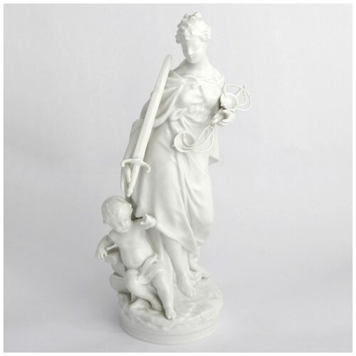 Фарфоровая скульптура «Юстиция». KPM Berlin