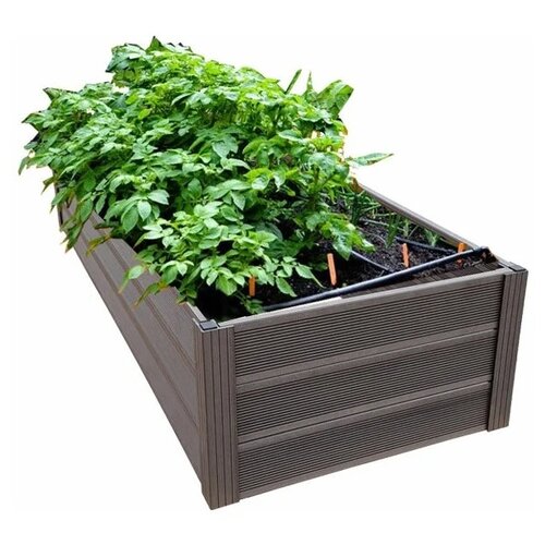 Уличные лестницы Грядка из ДПК Патио 3 44x200x100 см GRD-3-2010